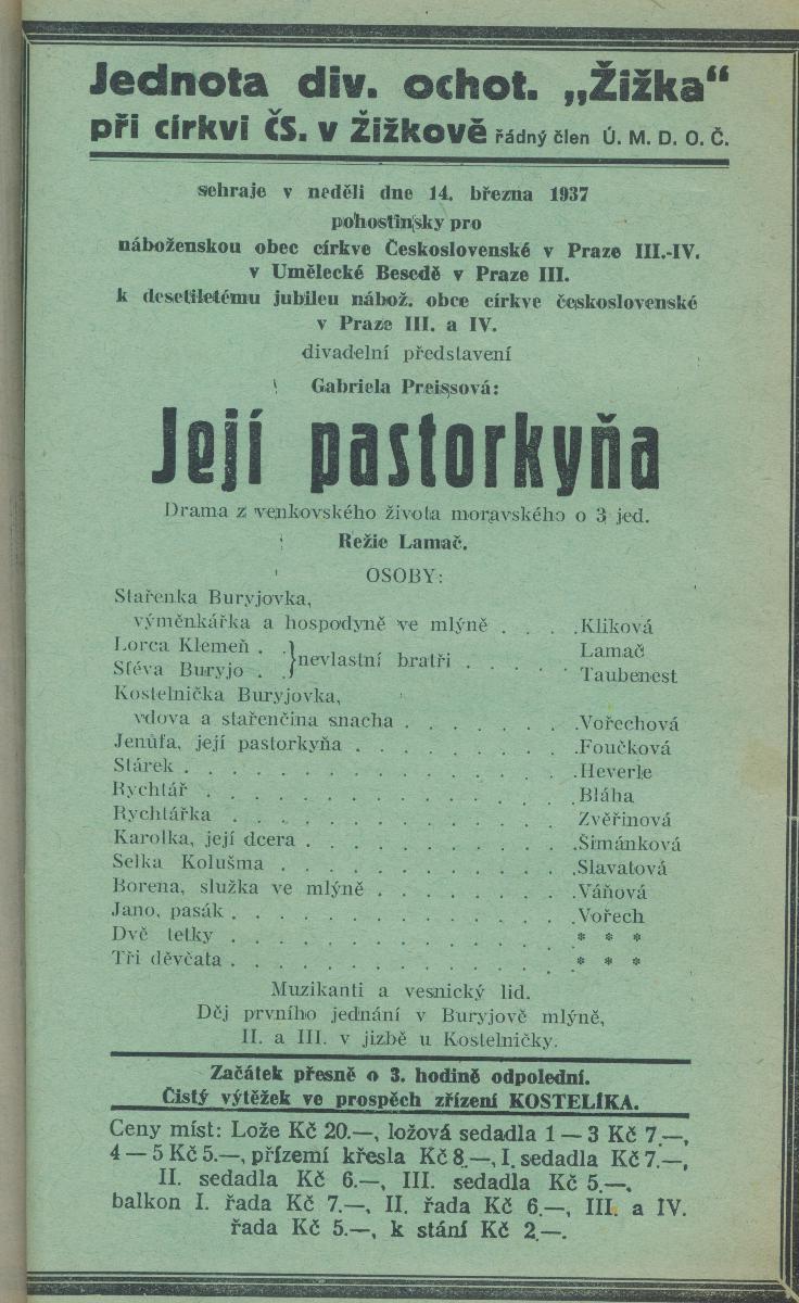 Ochotníci divadelního souboru Žižka 1937.jpg